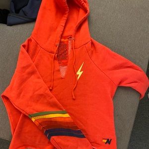 Aviator Nation, pullover, cropped hoodie